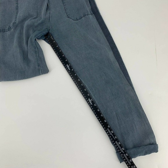 Anthropologie Hei Hei Bradey Chambray Trousers 27 - Picture 10 of 12